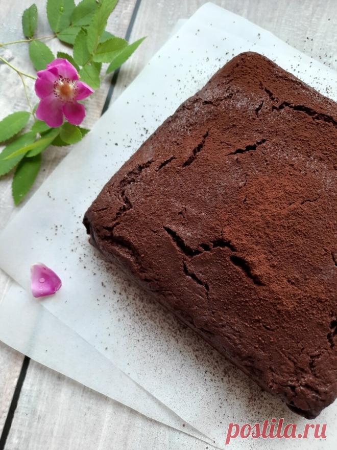 Шоколадный низкоуглеводный кекс из муки зелёной гречки. Десерт, который можно! | Лакомый кусочек | Дзен