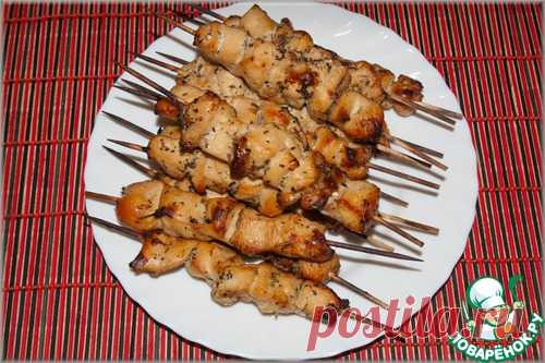 ШАШЛЫЧКИ ПИКАНТНЫЕ ИЗ КУРИНОЙ ГРУДКИ