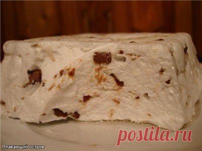 Плавающий остров (за 30 секунд) из микроволновки.