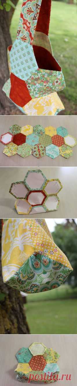 Hexagon Flower Bag « Moda Bake Shop