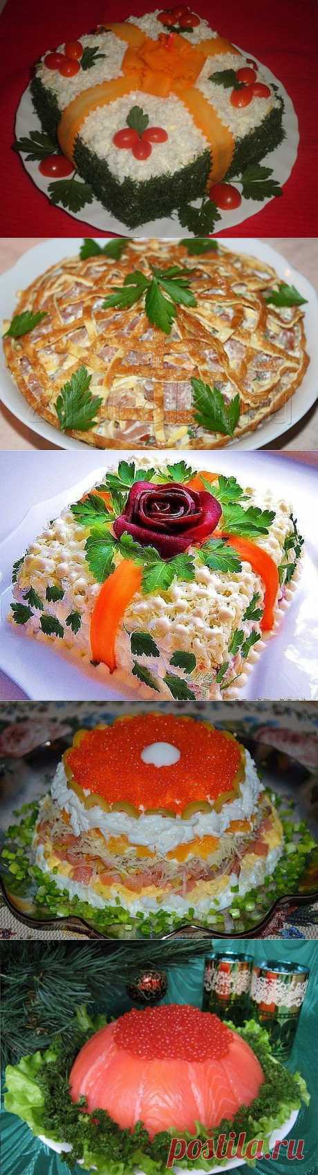 15 НЕВЕРОЯТНО ВКУСНЫХ САЛАТОВ ДЛЯ ПРАЗДНИЧНОГО СТОЛА - Простые рецепты Овкусе.ру
