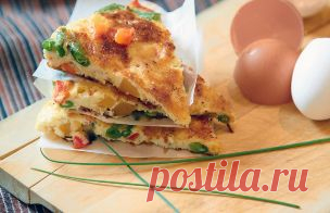 Омлет с овощами