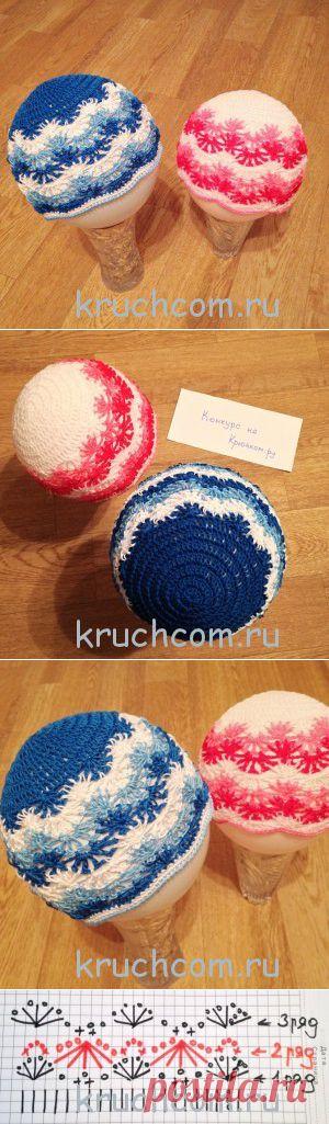 Вязаные шапочки на лето | Вязание крючком, схемы вязания, бесплатное вязание крючком