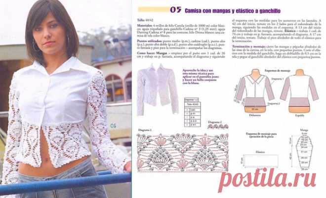 Комбинируем: ткань + вязание. Идеи + схемы