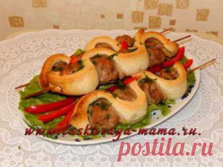 Оригинальные шашлычки на шпажках