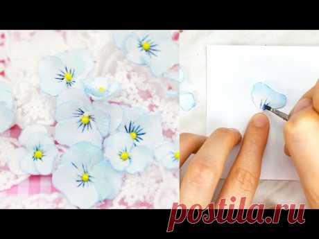 Как я делаю анютины глазки из фоамирана #Shorts /Цветы своими руками / Foamiran Flowers DIY