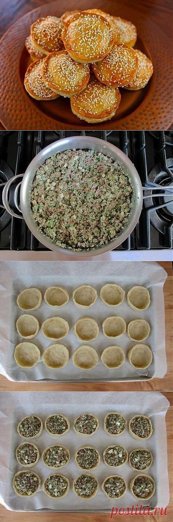 Как приготовить блюдо "мини - пироги с мясом и рисом" - рецепт, ингридиенты и фотографии | sloosh
