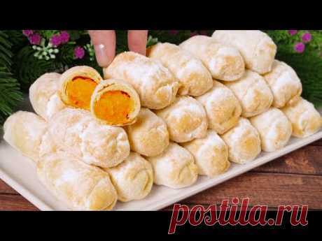 Апельсиновое печенье за ​​10 минут! Самый простой и очень вкусный рецепт!