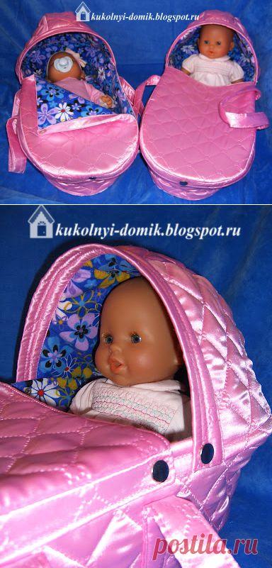 Кукольный Домик: Сумка-переноска для куклы