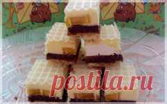 Торт без выпечки с зефиром, мармеладом и печеньем