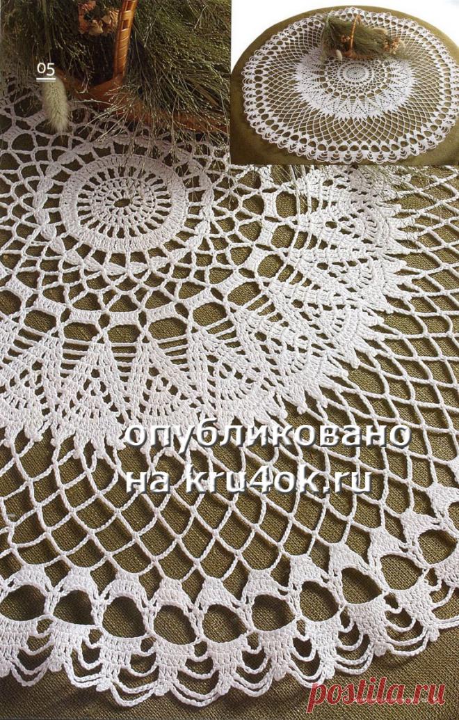 Схемы вязания салфеток - вязание крючком на kru4ok.ru