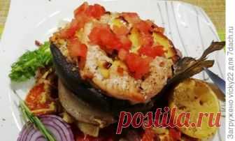 Горбуша на овощной подушке - всегда получается сочной