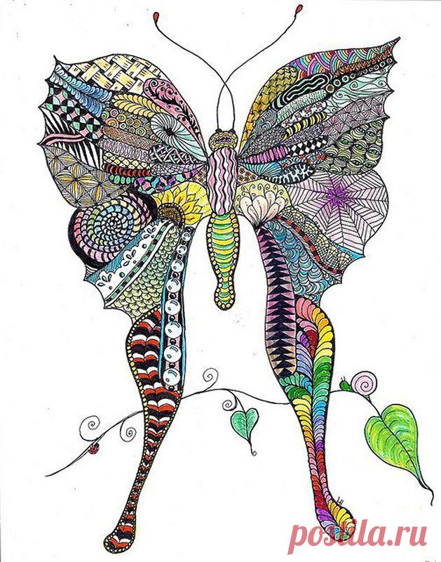 Зентангл - Zentagle ...что это ??? ...14 образцов.