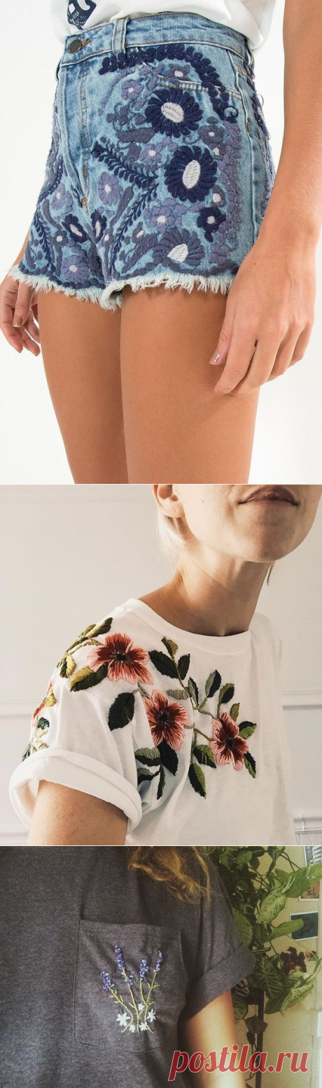 Эклектика… Вышивка на одежде — HandMade