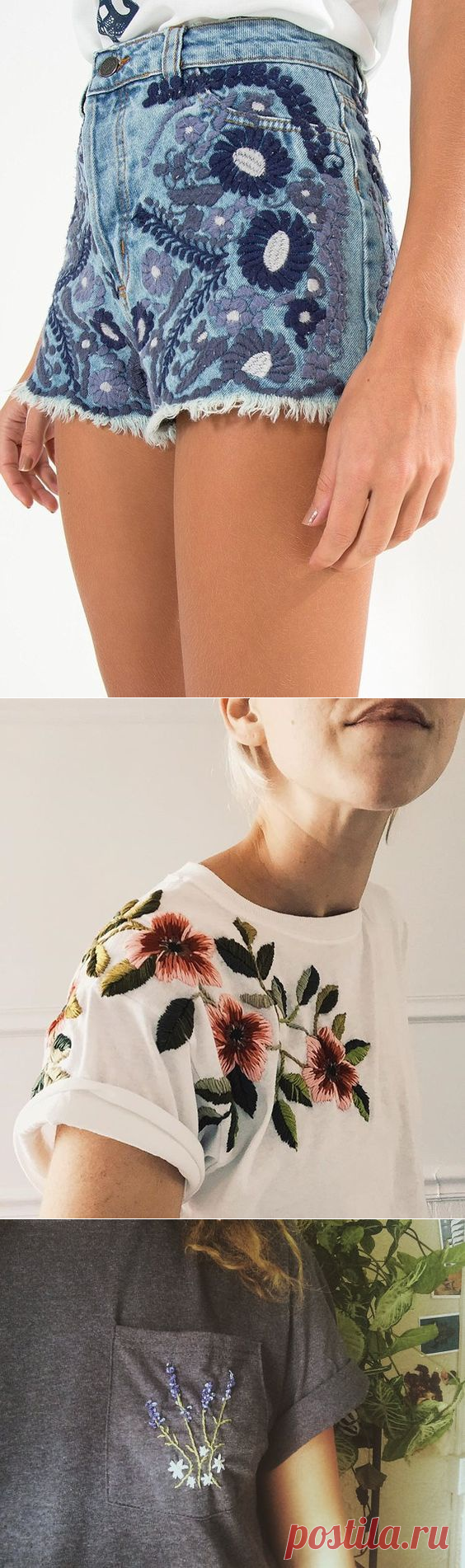Эклектика… Вышивка на одежде — HandMade