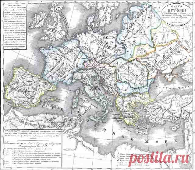 Роксолания. Карта 1822 года, свидетель истории в пользу Украины.