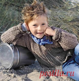 Жакет для мальчика крючком - SHPULYA.com