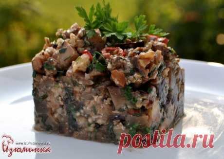 Баклажаны с орехами и чесноком