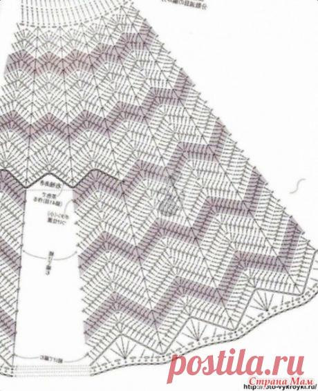 Схемы узоров для расширения полотна (крючок) 4 - Вязание - Страна Мам