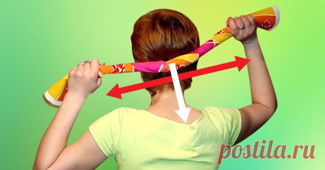 От головной боли: лечебный массаж полотенцем | Всегда в форме!