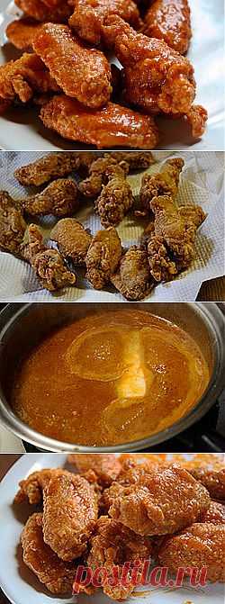 Куриные крылышки Баффало - Рецепт с пошаговыми фото
