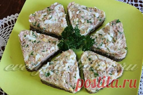 Канапе с тунцом