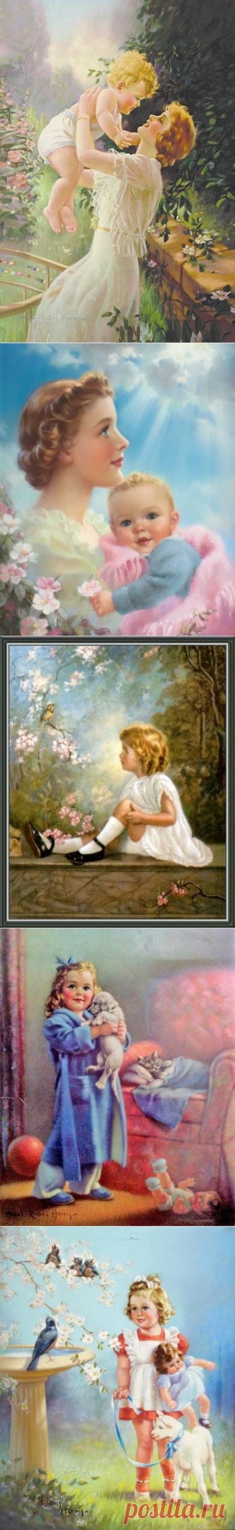Картинки на тему &quot;Материнство и детство&quot; / Декупаж / Картинки для декупажа