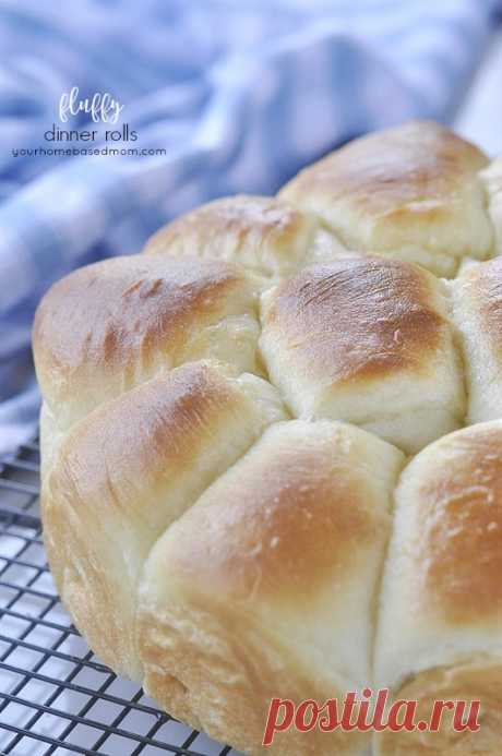 Fluffy Dinner Rolls - your homebased mom