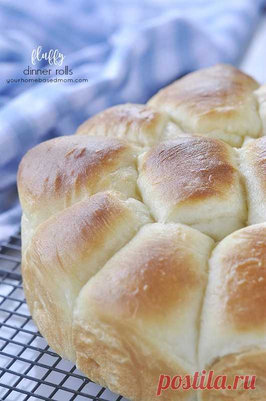 Fluffy Dinner Rolls - your homebased mom
