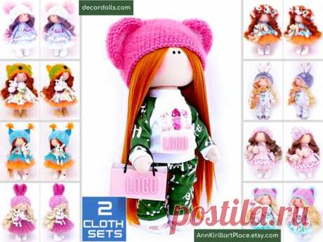 Love Gift Doll Decor Textile Doll Nursery Rag Doll Handmade | Etsy Hello, dear visitors!  This is removable cloth textile doll handmade by Master Irina S (Krasnodar, Russia). Doll has 2 sets of cloth included. You can see both cloth sets on the photos.  Doll can be made by Order. Doll is 28 cm (11.02 inch) tall.  All dolls on the photo are made by master Irina S.