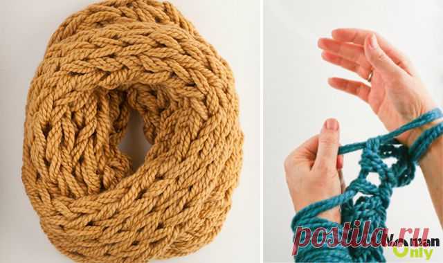 Чудо - снуд за полчаса без спиц и крючка! 
Признаюсь, вначале я скептически отнеслась к этой идее, теперь поняла, мне попадались неудачные фотографии. Вот этот мастер-класс мне очень понравился, для себя поняла, чтобы было красиво, нужно брат…