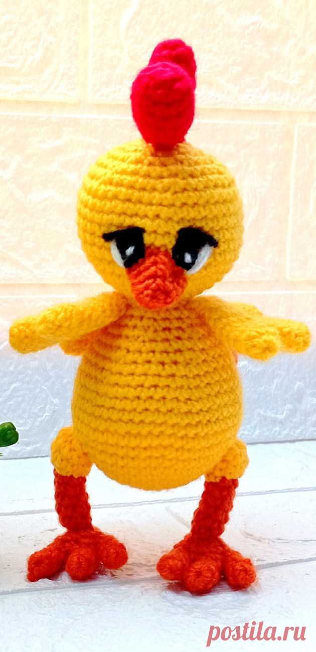 PDF Петя Петушок крючком. FREE crochet pattern; Аmigurumi cock patterns. Амигуруми схемы и описания на русском. Вязаные игрушки и поделки своими руками #amimore - Петух, петушок.