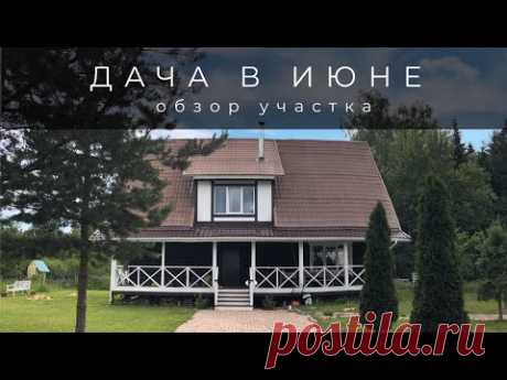 Обзор дачи в июне 2020. Огород, дровня, песочница, обшивка.