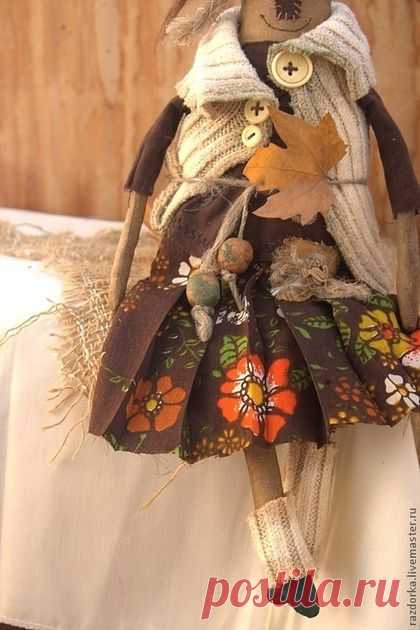 примитивная кукла "Леди осень" - примитивная кукла,примитив,ароматизированная кукла