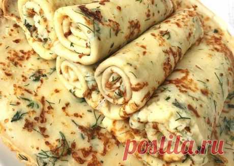 (3) Блинчики с сыром и зеленью - пошаговый рецепт с фото. Автор рецепта ღ Meri ღCherri🍒 👑 . - Cookpad