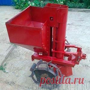 Картофелесажалка для мотоблока своими руками Самодельная картофелесажалка для мотоблока: фото пошаговой сборки, а также видео испытаний.Всем привет! Решил собрать картофелесажалку для мотоблока.Из