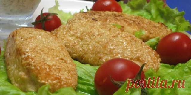 Курячі котлети з сезамом