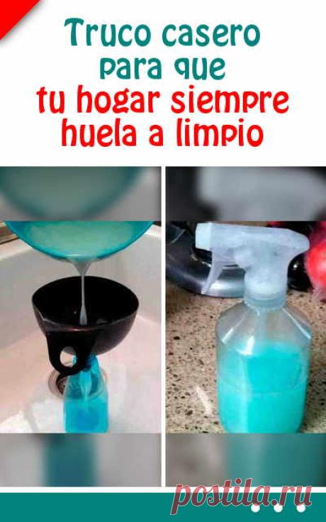 Truco casero para que tu hogar siempre huela a limpio