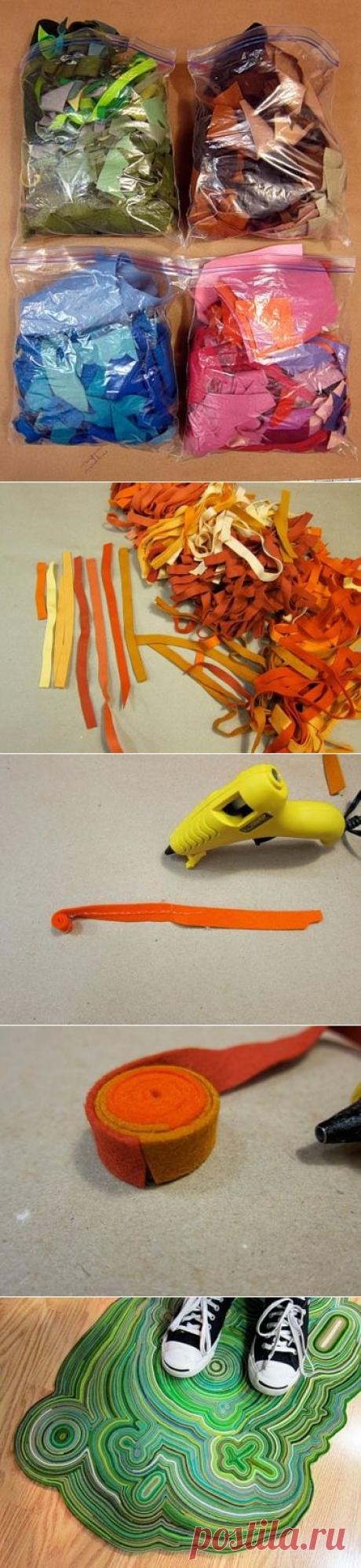 КОВРИК ИЗ ФЕТРА | Варварушка-Рукодельница