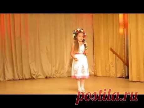 У моей России длинные косички! Милана Заволокина 7 лет Москва