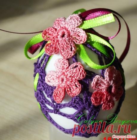 Frohe Ostern! Украшаем яйца к Пасхе. - Вязание - Страна Мам