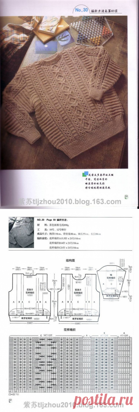 мужской пуловер