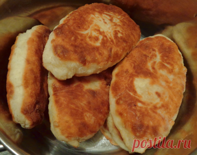 Пирожки с картошкой на сковороде - Простые рецепты Овкусе.ру