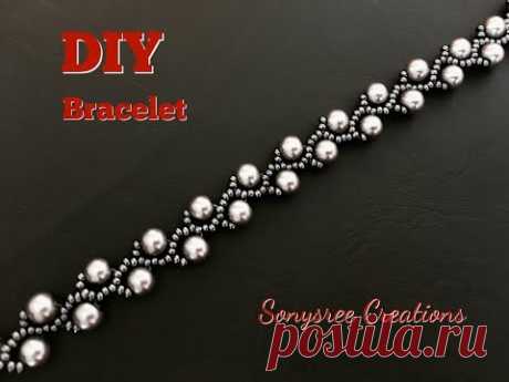 Pearl Vine Bracelet (DIY) Super easy tutorial 👍🏻