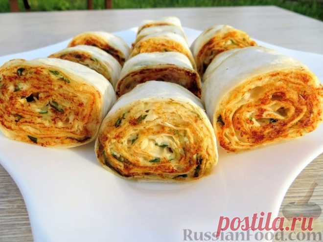Лаваш с начинкой - нарядные блюда из обычных продуктов!