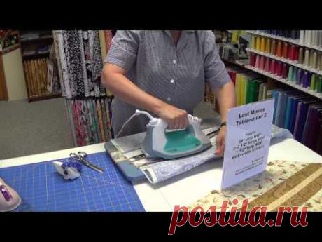 ▶ Last minute table runner 2 - YouTube