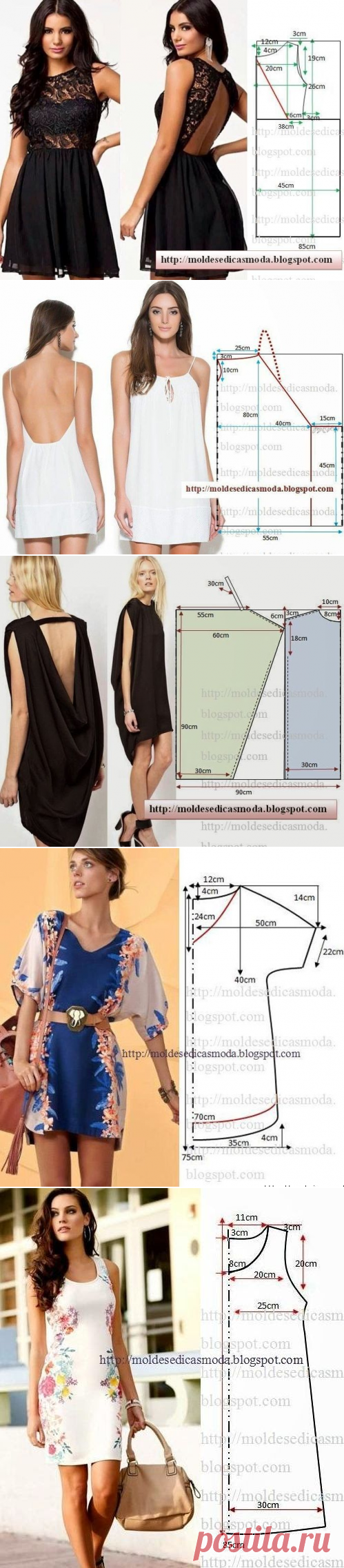 Красивые летние платья своими руками с выкройками