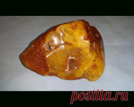 NATURAL OLD BUTTERSCOTCH EGG YOLK BALTIC AMBER STONE