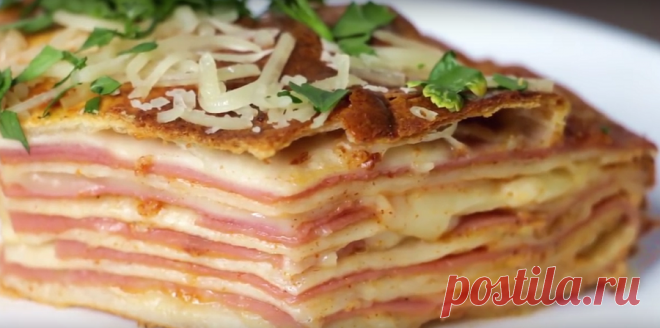 Бесподобная вкуснятина из лаваша, за 10 мин