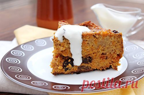 Рецепт морковно-творожной запеканки с сухофруктами в мультиварке / Меню недели